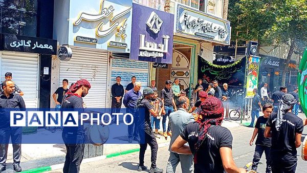 عزاداری هیأت های کاشمر در روز هفتم ماه محرم