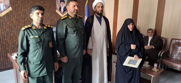 تجلیل سپاه پاسداران از خبرنگاران شهرستان پلدختر 