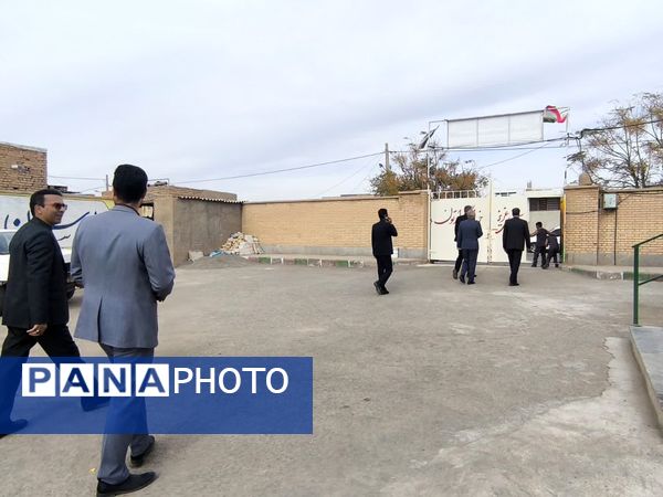 بازدید معاون پرورشی و کارشناس فرهنگی اداره آموزش پرورش  کاشمر از دبستان شهید پسندیده فدافن