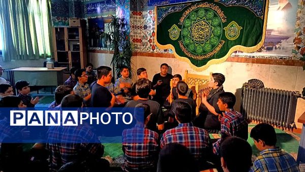 آخرین جلسه هفتگی، هیات الشهدای دبیرستان شهدای مدافع حرم منطقه ۱۰