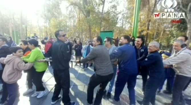 همایش پیاده روی خانوادگی همراه با کادر دبستان  هیئت امنایی جنت