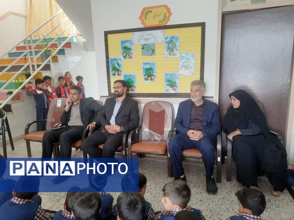 افتتاح کلاس بهداشت در دبستان پسرانه قمر بنی هاشم شهرستان زارچ
