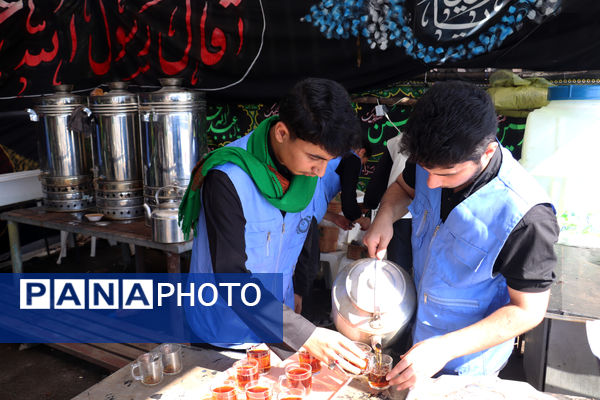 موکب اربعین شهدای فرهنگی و دانش‌آموزی شهرستان بناب