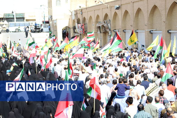 راهپیمایی بشارت نصر یزد