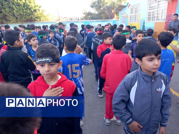 مراسم شهادت حضرت فاطمه(س) در مدرسه شهدای فرهنگی