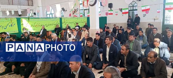 برگزاری باشکوه مراسم حماسه ۹ دی در مصلای مسجد کوهنانی