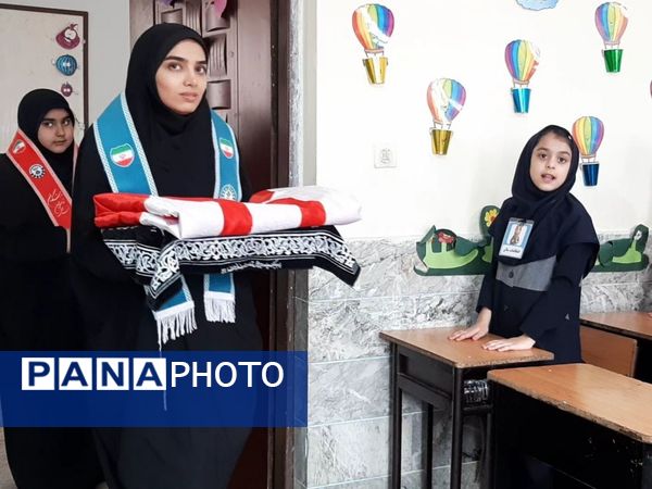 سوگواری همراه با شور و عشق فاطمی و پویش نذر کتاب در مدرسه شهید جواهری دو 