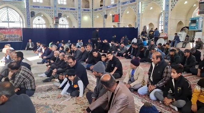 عزاداری مردم بنادکوک به مناسبت شهادت حضرت فاطمه (س)