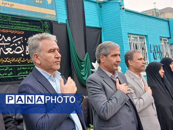 مراسم شهادت حضرت ام البنین در دبیرستان فاطمیه 