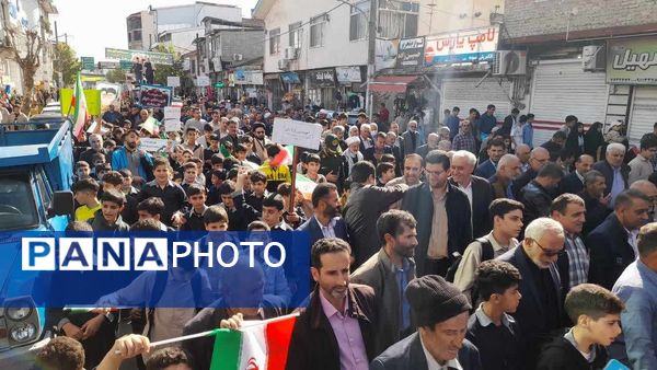 راهپیمایی ۱۳ آبان در منطقه رحیم‌آباد