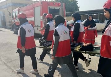 مانور پدافند غیرعامل در میناب