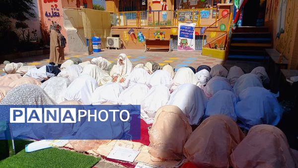 نواختن زنگ نماز با شعار «مِهر با مُهر» در مدارس شهرستان ملارد همزمان با آغاز سال تحصیلی