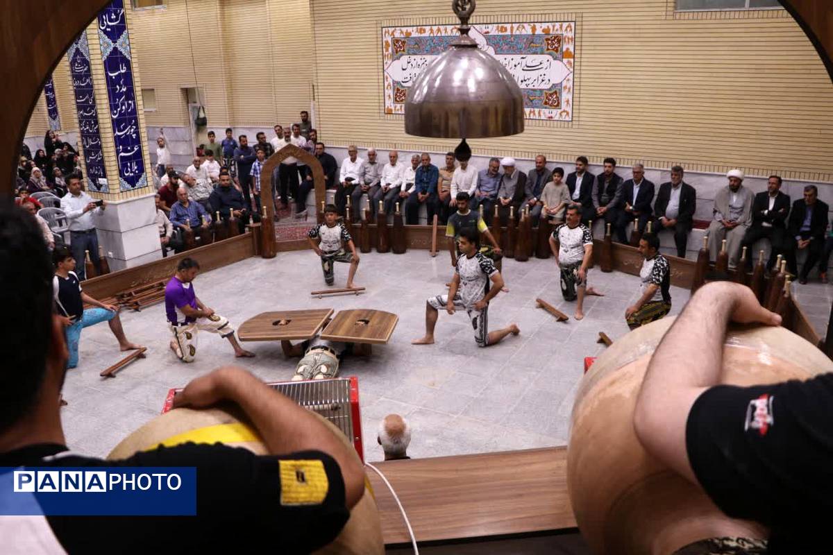 آیین افتتاح زورخانه مهدیه شهدا در شیراز