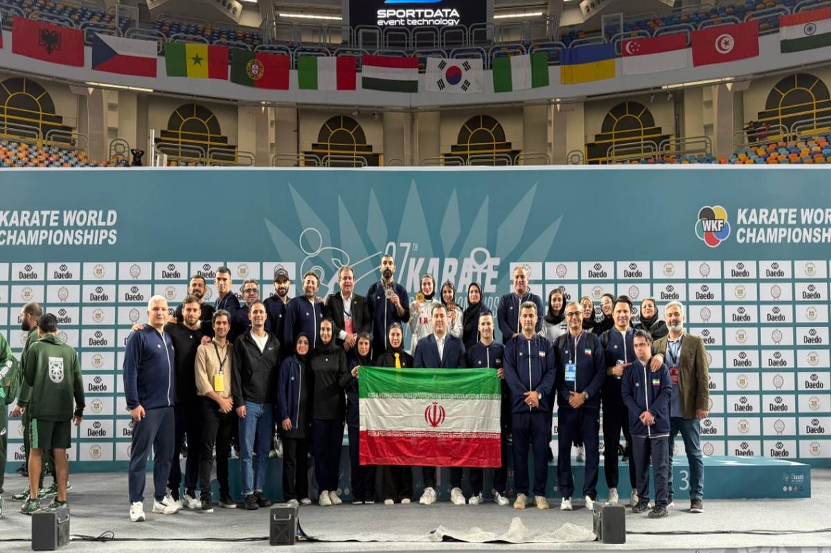 درخشش بی‌سابقه بانوان کاراته‌کار؛ ایران بر قله نایب‌قهرمانی جهان ایستاد