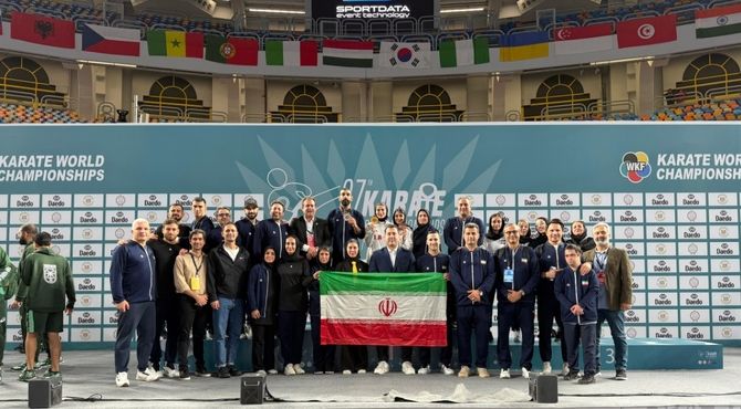 درخشش بی‌سابقه بانوان کاراته‌کار؛ ایران بر قله نایب‌قهرمانی جهان ایستاد