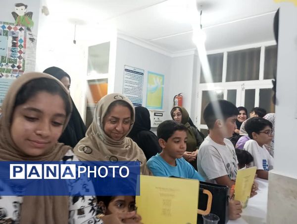 برگزاری اردوی تابستانه خانواده در کتابخانه مرکز جاسک