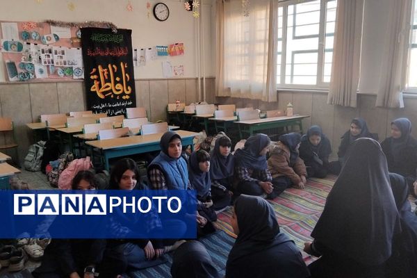 مراسم ویژه شهادت حضرت فاطمه زهرا (س) در مدرسه نرگس پردیس