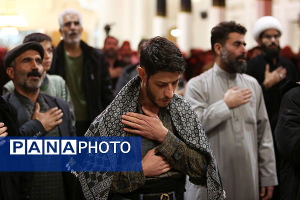 مراسم عزاداری سالروز شهادت امام هادی(ع) در حرم حضرت معصومه(س)