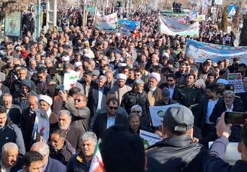 جشن چهل و ششمین سالگرد انقلاب اسلامی در شهر تاکستان برگزار شد