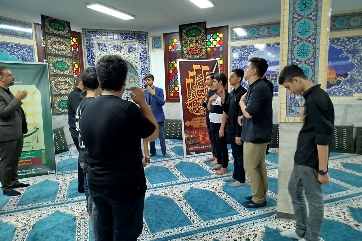 برگزاری سوگواره احلی من العسل در ناحیه دو شهرری 