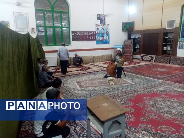 جلسه جهاد تبیین وحماسه های دوران دفاع مقدس در مساجد روستاها و شهرستان خلیل آباد 