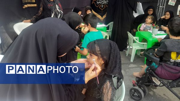 حضور پرشور مردم در برنامه جاماندگان اربعین