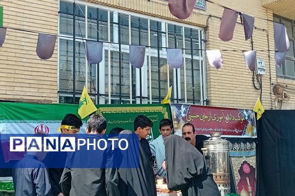 برپایی موکب جاماندگان اربعین حسینی در فیروزکوه