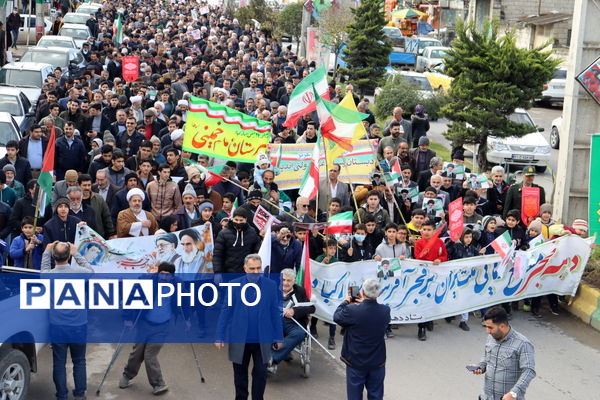 راهپیمایی ۲۲ بهمن بخش بندپی شرقی