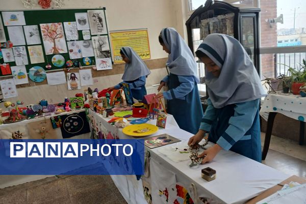 برپایی نمایشگاه هفته پژوهش در مدارس رباط‌کریم
