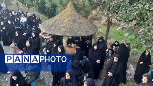 اجتماع فاطمیون و تشییع پیکر 2 شهید گمنام در تالش