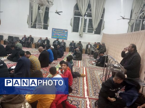 مراسم پرفیض نماز جماعت و دعای کمیل در روستای مهدی آباد خلیل آباد 