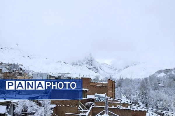 بارش باران و برف در شهر زیبای بار و شادی مردم از نزول رحمت الهی