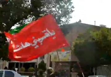 اجتماع عزداران حسینی در روز تاسوعا  
