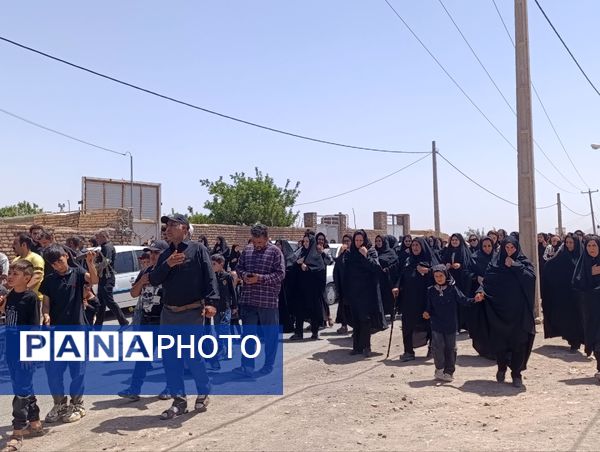 عزاداری سیدالشهدا در روستا نوری 