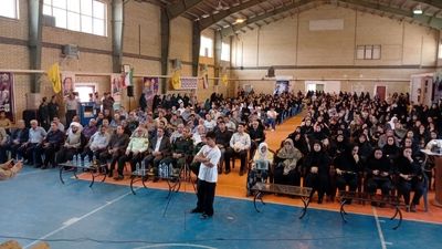 برگزاری یادواره شهدای زن کامیاران با حضور فرمانده سپاه بیت‌المقدس کردستان