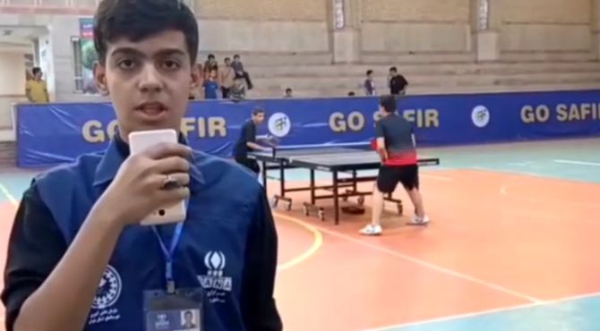 برگزاری مسابقات تنیس روی میز در سالن فاطمه الزهرا (س) ناحیه دو شهرری 