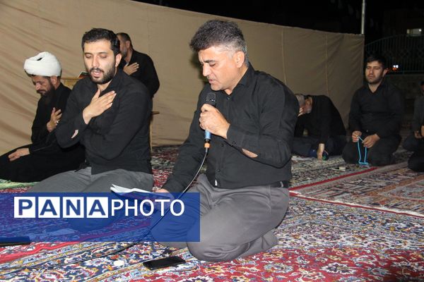 مراسم عزاداری شب هفتم محرم در مسجد امام هادی(ع) شهرکرد