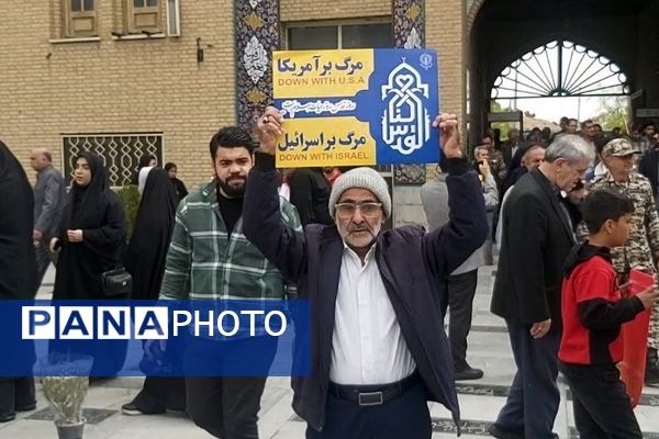 فریاد پیشوا علیه صهیونیسم در روز قدس؛ امضای طومار محکومیت و المان سازی در راهپیمایی روز قدس