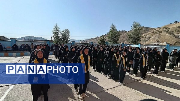 برگزاری مانور پدافند غیر عامل در دبیرستان الزهرا دیشموک 