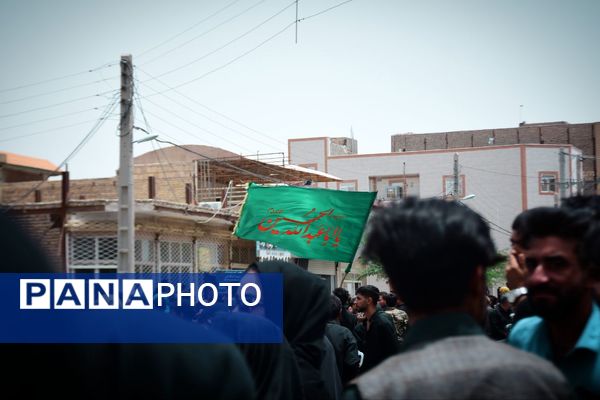 زابل در ماتم حسین؛ گلزار شهدا شهرستان زابل میزبان اشک و شور عزاداران حسینی