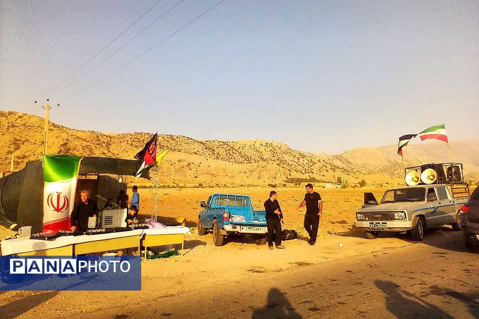 پذیرایی موکب‌ها از جاماندگان اربعین حسینی در شهرستان باشت