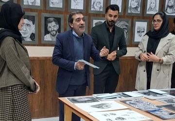 افتتاحیه نمایشگاه هنری چهره های خاکستری