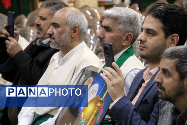 مراسم قرار هشتم و سالگرد حاج قاسم در یزد 