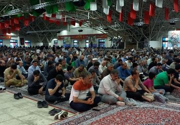 برگزاری مراسم دعای عرفه در گلستان شهدای اصفهان 