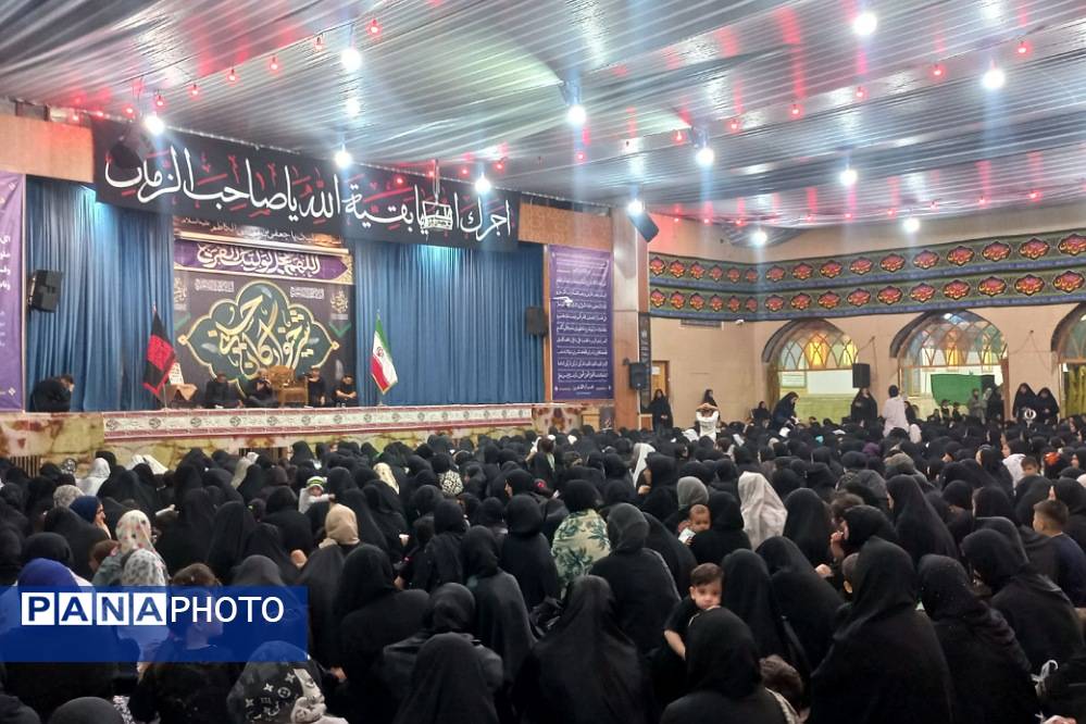 مراسم عزاداری شیرخوارگان حسینی در حرم مطهر امام زاده جعفربن موسی الکااظم (ع) شهرستان پیشوا