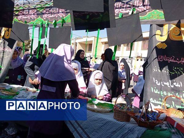 دبستان شهید کشاورز در سوگ فاطمیه