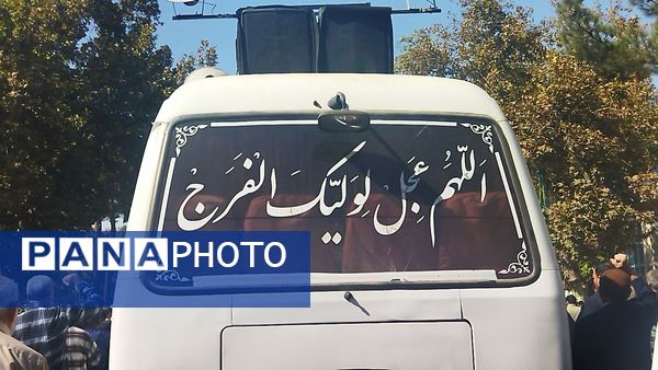 راهپیمایی بشارت نصر در نیشابور 