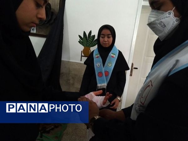 بیست و ششمین مانور سراسری زلزله در دبیرستان دخترانه فاطمیه