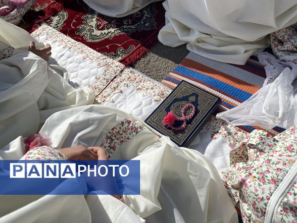 آسمان باخرز به امید رحمت؛ نماز باران با حضور دانش‌آموزان و مسئولان اقامه شد