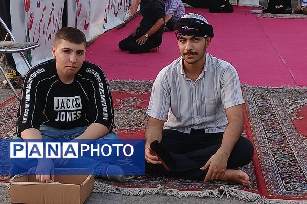 برپایی موکب "عشاق الحسین(ع) " سازمان دانش‌آموزی شهرستانهای تهران در مسیر زائران اربعین